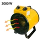 Теплопушка "Industrial Fan Heater BJE-K3" 3000W Желтая, обогреватель электрический тепловентилятор (1009517-Yellow) - изображение 1