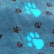 Коврик для собак Vetbed Big Paws turquoise 160х100 см (VB-032-1) - изображение 1