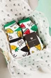 Набор носков 6 пар с фруктами короткие бесшовные ORGANIC cotton JILL ANTONY красивая коробка 35-37 арт. 31030 - изображение 7