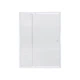 Душевая дверь в нишу Qtap Pisces WHI2014-15.CP5 140-150x185 см, стекло Pattern 5 мм - изображение 1