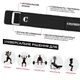 Пояс атлетичний для тренувань Contraband Black Label 4010 4-Inch Nylon Weight Lifting Belt (Чорний) M - зображення 3