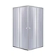Душевая кабина Lidz Wawel SC80x80.SAT.LOW.GR, стекло тон. 4 мм + Lidz Душевой поддон KAPIELKA ST80x80х14 - изображение 3