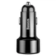 Адаптер автомобільний BASEUS Magic Series PPS with digital display 1USB / 1Type-C 6A QC4.0 / PD Black - зображення 4