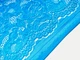 Ткань Гипюр стрейч Классика, бирюзовый, пог. м. (г0203, 1604082H, д1 цв4) - изображение 2