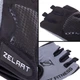 Перчатки для фитнеса и тренировок ZELART (PL, эластан, открытые пальцы, размер XS, Черный-серый) (MA-3886_Черный-серый_XS) - изображение 3