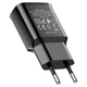 Мережевий зарядний пристрій HOCO C88A Star round dual port charger 12W Black - зображення 3