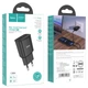 Мережевий зарядний пристрій HOCO C88A Star round dual port charger 12W Black - зображення 4