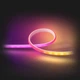 Стрічка світлодіодна розумна Philips Hue Gradient, 0.5W(20Вт), 2000K-6500K, RGB, Gradient, ZigBee, Bluetooth, димування, подовжувач, 1 м (929002995004) - зображення 3