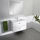 Тумба под умывальник ROCA VICTORIA BASIC MODULAR 78x56x45см подвесная белая без умывальника A856576806 - изображение 2
