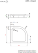 Душевой поддон RADAWAY Laros A Compact 85 SLA8585-01 - изображение 3