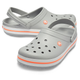 Сабо Crocs Crocband 39 р 25-25.5 см Светло серые 11016-0FL-M7/W9 Light Grey Bright Coral - изображение 1