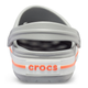 Сабо Crocs Crocband 39 р 25-25.5 см Светло серые 11016-0FL-M7/W9 Light Grey Bright Coral - изображение 6