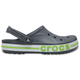Сабо Crocs Bayaband Clog 36 р 22.5-23 см Серые с зеленым 205089-0A3-M4/W6 Charcoal - изображение 3