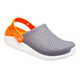 Сабо Crocs Literide Kids Clog 31-32 р 19.2-20.0 см Дитячі Темно сірі 205964-04O-J1 Bright Black/White - зображення 2