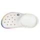 Сабо Crocs Crocband 39 р 25-25.5 см Разноцветные белые 206361-94S-M7/W9 Rainbow Block White - изображение 4