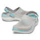 Сабо Crocs LiteRide 360 Clog 37 р 23.2-24 см Светло серые с принтом 206708-M5/W7 Pearl White/Multi - изображение 3