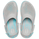 Сабо Crocs LiteRide 360 Clog 37 р 23.2-24 см Светло серые с принтом 206708-M5/W7 Pearl White/Multi - изображение 4