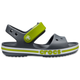 Сандали Crocs Bayaband Sandal Kids 31-32 р 19.2-20.0 см Детские Темно серые 205400-025-J1 Charcoal - изображение 3