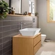 Cмеситель для умывальника с высоким изливом HANSGROHE Rebris E хром латунь с донным клапаном 72581000 - изображение 3