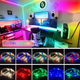 Светодиодная лента LED UKC A3-5050 RGB c пультом, многоцветная, водостойкая гирлянда 5 метров - изображение 2