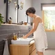 Cмеситель для умывальника однорычажный HANSGROHE Rebris E хром латунь с донным клапаном 72557000 - изображение 8
