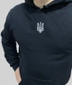 Худи RhinoPrint с Тризубом . Герб Украины. Вышивка. Черный XL - изображение 2