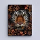 Картина Холстович Floral Tiger 30x40 см. Картина з левом на стіну в офіс, вітальню, спальню, інтер'єрна - зображення 5