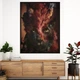 Картина Холстович Black panther 45x60 см. Картина з пантерою для офісу, вітальні, спальні, кухні, інтер'єру - зображення 3