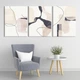 Модульна картина Холстович Abstract Geometric Graphics 225х100 см. Інтер'єрна картина з абстракцією у вітальню, спальню, кухню, офіс - зображення 3