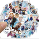 Наклейки виниловые Холодное сердце FROZEN Takara Tomy на предметы 50 шт. - изображение 2