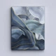 Модульная картина Холстович Golden Blue Abstract 90х40 см. Картина с абстракцией для гостиной, спальни, кухни, офиса, интерьера - изображение 7