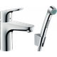Cмеситель для гигиенического душа HANSGROHE Focus на умывальник с лейкой однорычажный хром латунь с донным клапаном 31927000 - изображение 1