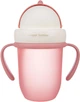 Кухоль Canpol Babies Matte Pastels із силіконовою трубочкою 210 мл Рожевий (56/522_pin) - зображення 1