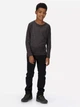 Детская футболка с длинным рукавом для мальчика Regatta Junior Burlow RKT138-864 122-128 см Темно-серая (5059404910533) - изображение 7