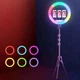 Набор блогера Кольцевая LED лампа TicTok Insta Два штатива + пульты - изображение 2