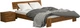 Кровать Estella Титан 120х200 ordf Щит 2Л4 Орех светлый (8400291027) - изображение 1