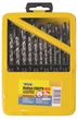 Набір свердл для металу MASTERTOOL 19 шт HSS 1 - 10 мм metal box WHITE 11-0119 - изображение 2