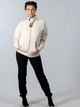 Толстовка на блискавці без капюшона жіноча Champion 111985-MM003 XS White Cream Panna (8056426328947) - зображення 3