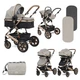Детская коляска Lorelli Lora set Pearl Beige - изображение 12