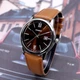 Наручные часы Casio MTP-V002L-5B3 UDF Бордовые с коричневым кожаным ремешком - изображение 1