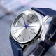 Стильные наручные часы Casio MTP-V002L-2B3 UDF Серебристые с синим - изображение 5