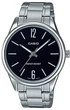 Мужские Наручные часы Casio MTP-V005D-1BUDF Стальные с черным - изображение 1