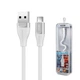 Кабель Remax RC-075a USB-A - Type-C Jell Series Fire-Cold Resistant 2.1A 1м White - зображення 2