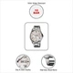 Наручные часы Casio MTP-1384D-7A2VDF Серебристые с голубыми элементами - изображение 7