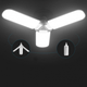 Світлодіодна складана лампа в патрон Е27 із трьома лопатями Z-Light LED bulb 45W розкладний світильник комплект 5 шт. - зображення 12