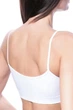 Tоп бесшовный женский на тонких бретелях Giulia Brassiere Bianco S/M Белый - изображение 3