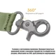 Поводок для собак Harness тактичний Зелений, 100-150см (039-GREEN) - зображення 4