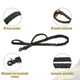Повідець для собак Harness тактичний Чорний, 100-150см (039-BLACK) - зображення 2