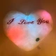Подушка-нічник Серце Glows Heart Pillow із батарейками - зображення 3