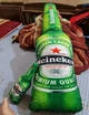 Куля фольгована велика пляшка пива Heineken 36" 91 см, фігурна кулька зелена пиво - зображення 2